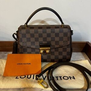 Louis Vuitton Croisette Damier Ebene w/ Box & Dust Bag – Excellent Condition